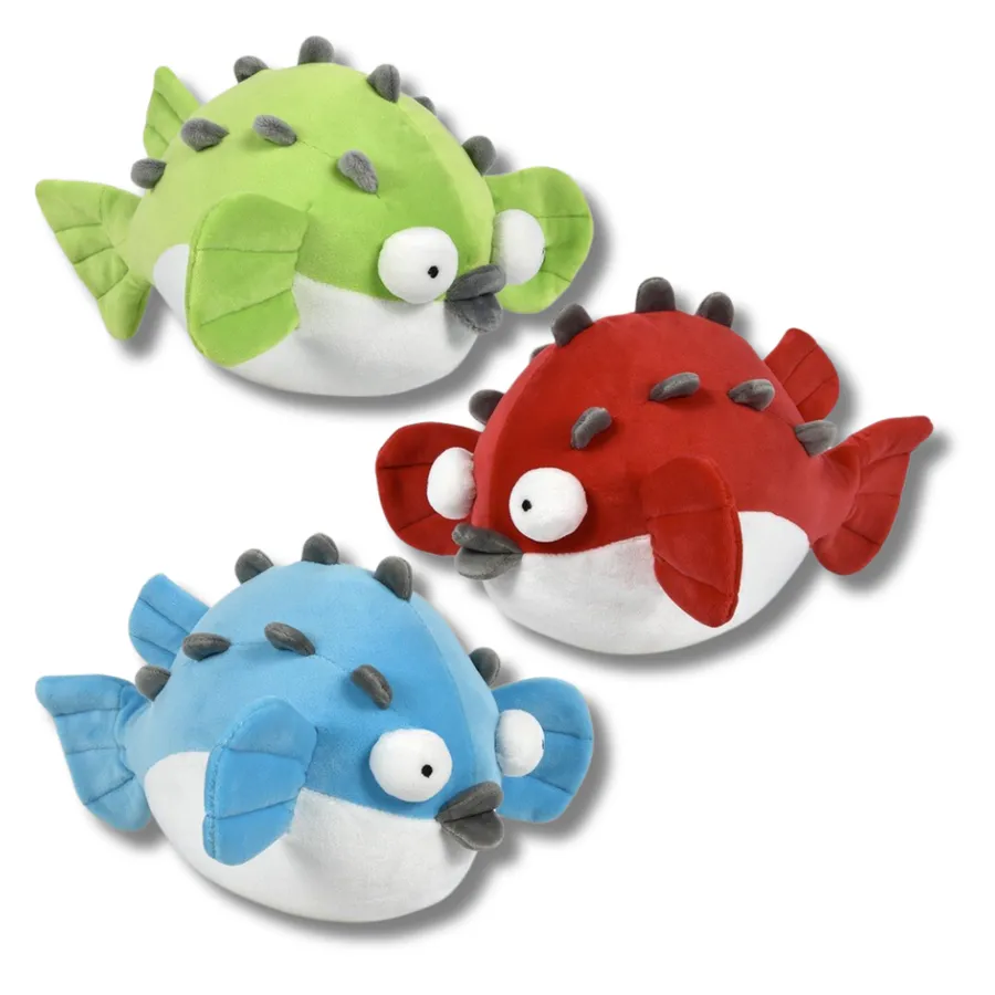 Soft Plush Stuffed Blow Fish Kids Toy - Assorted — wholesale Plush & Squishies by the case