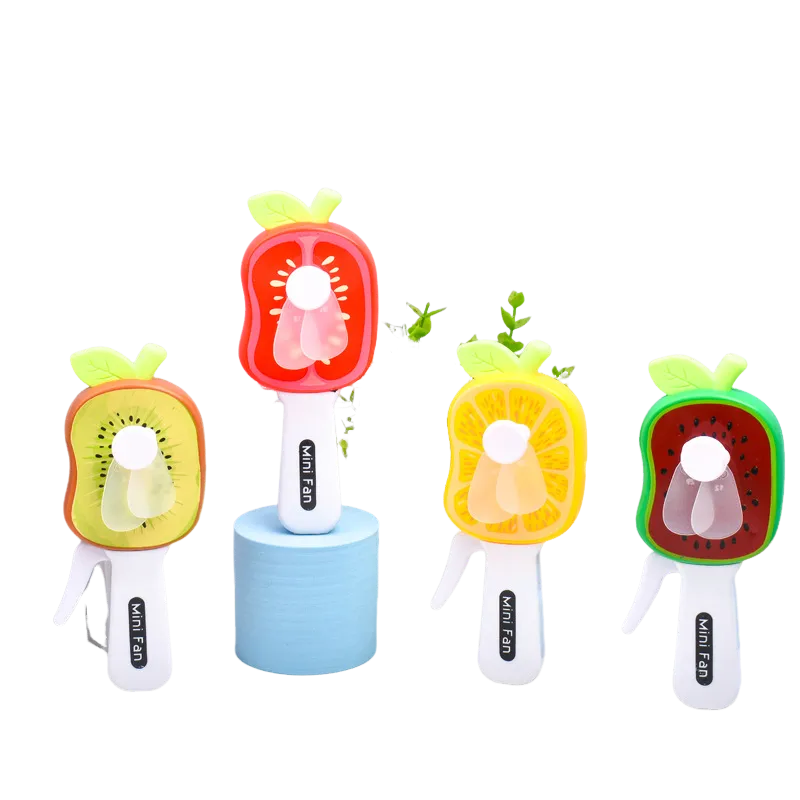 Portable Handheld Fruit Themed Mini Fan - Assorted — wholesale Tech & Gadgets by the case