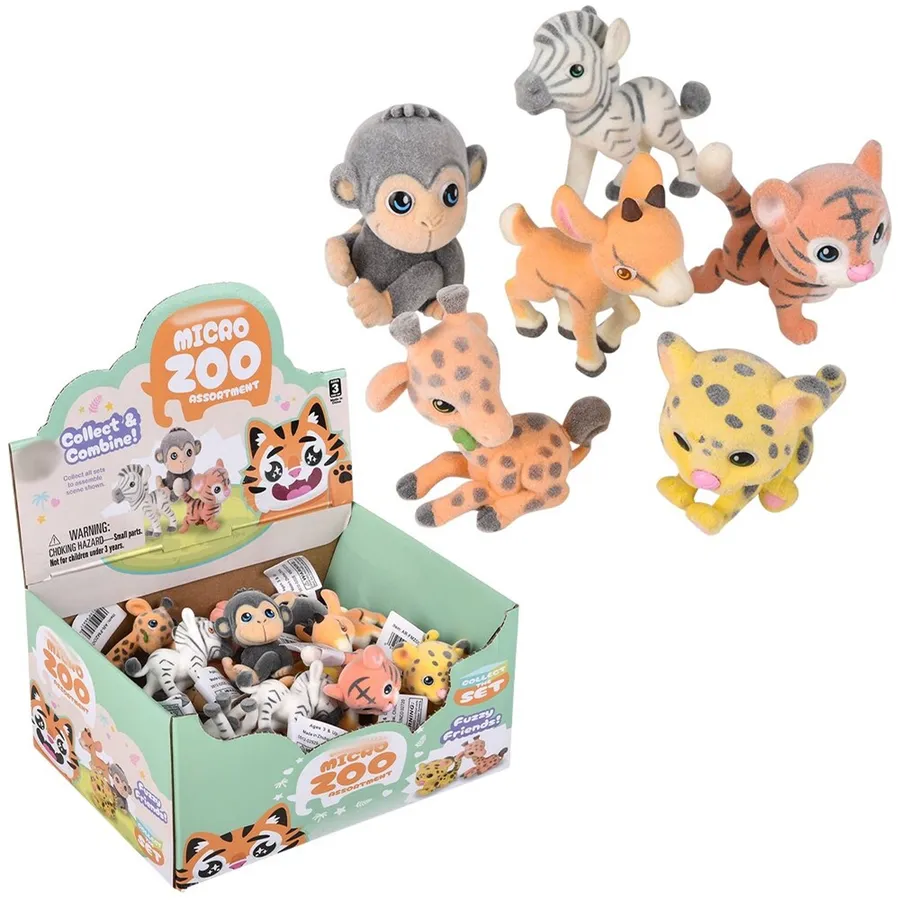 Micro Zoo Plush Kids Toy - Assorted — wholesale Plush & Squishies by the case