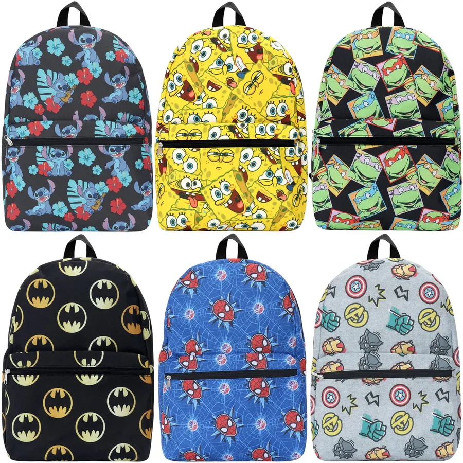Easter Cartoons Printed Backpacks - Assorted — wholesale Seasonal & Holiday by the case