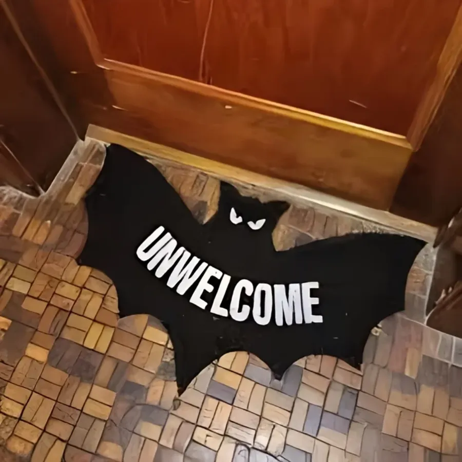 In Bulk Bat Doormat - Gothic Washable Outdoor Mat — wholesale More Wholesale Goods by the case