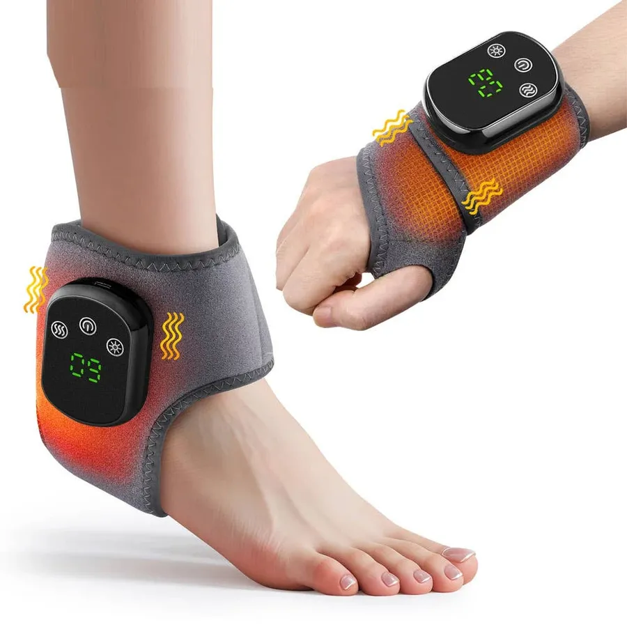 Portable Ankle Heat & Vibration Massager | Wireless Relief — wholesale Tech & Gadgets by the case