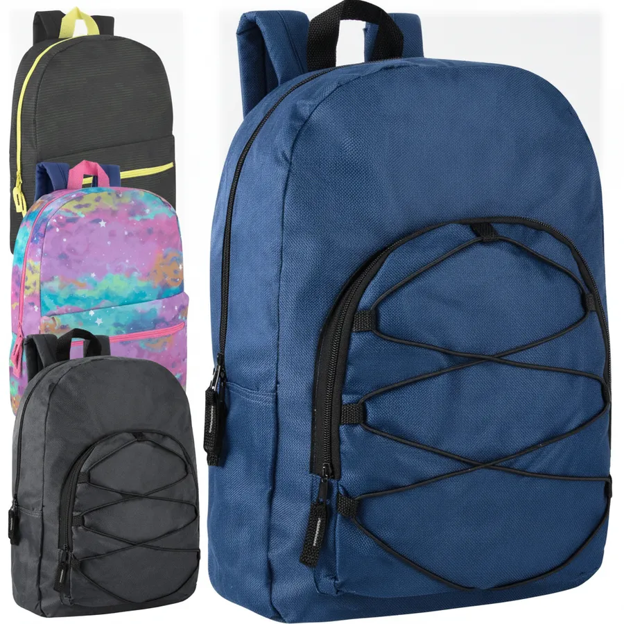 17-Inch Kids Classic Dome Backpack - Durable School Bookbag and Travel Daypack — wholesale Bags & Backpacks by the case