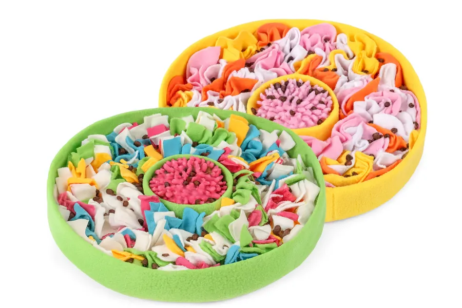 Sniffing Treat Puzzle Toy - Colorful Dog Hide Food — wholesale Pet by the case