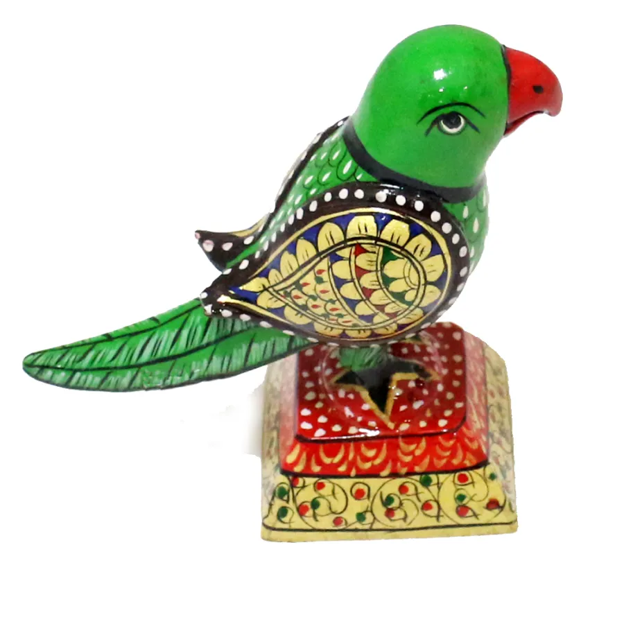 Handcrafted Wooden Parrot Bird — wholesale Toys & Games by the case