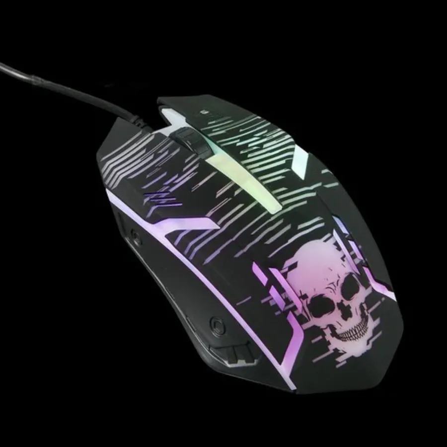 Ghost Patterned Gaming LED Mouse — wholesale More Wholesale Goods by the case