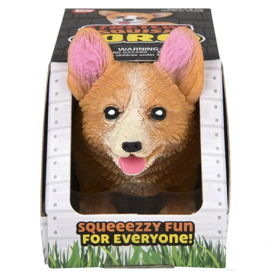 Stretchy, Squish Corgi "4 In Bulk — wholesale Plush & Squishies by the case
