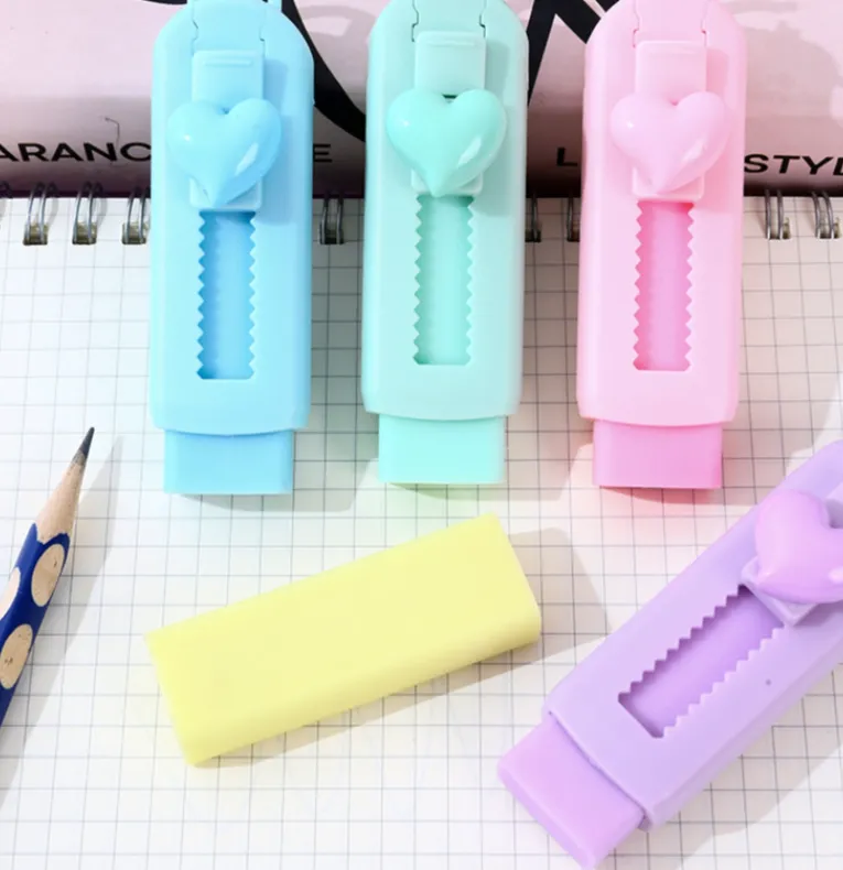 Creative Push Pull Scalable Eraser - Assorted — wholesale Stationery & Office by the case