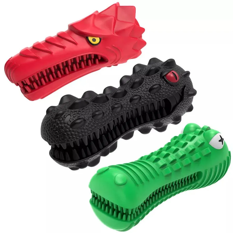 Crocodile Face Dog Chew Toy - Bulk — wholesale Pet by the case