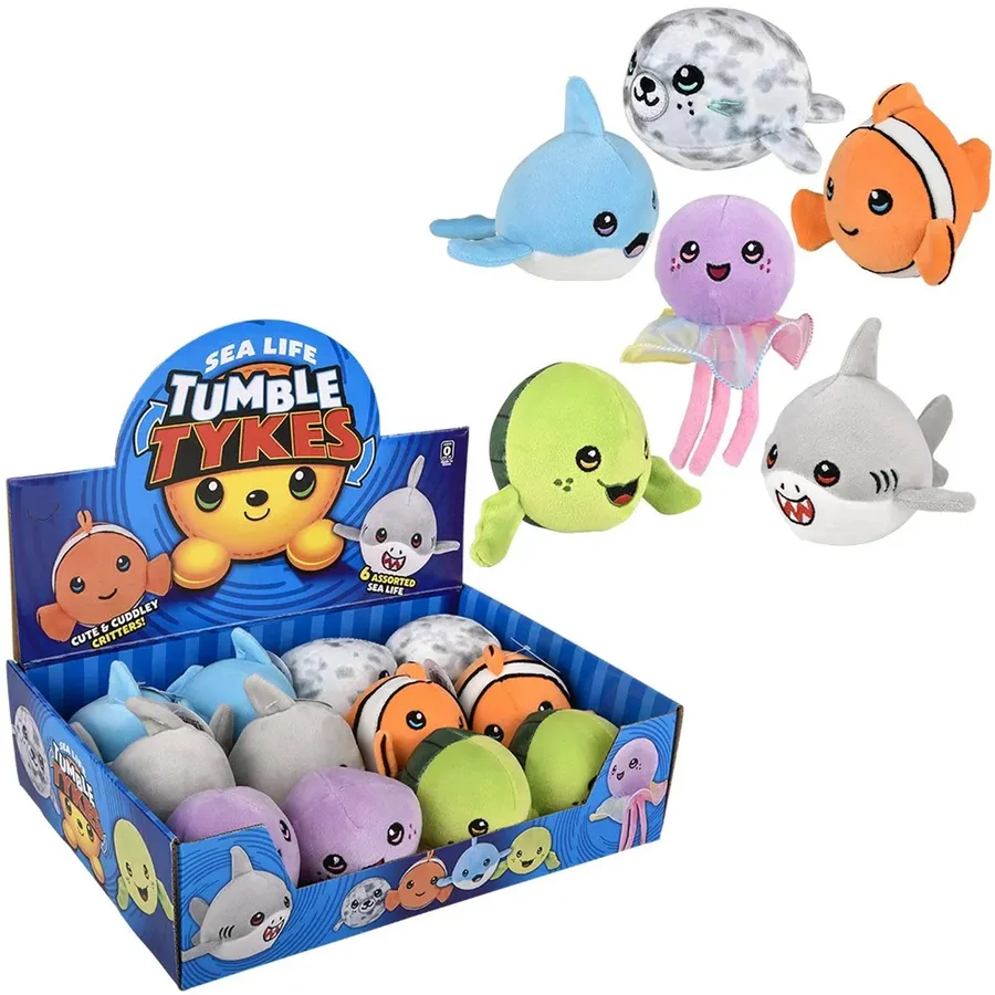 Sea Life Soft Plush Kids Toy- In Bulk — wholesale Plush & Squishies by the case