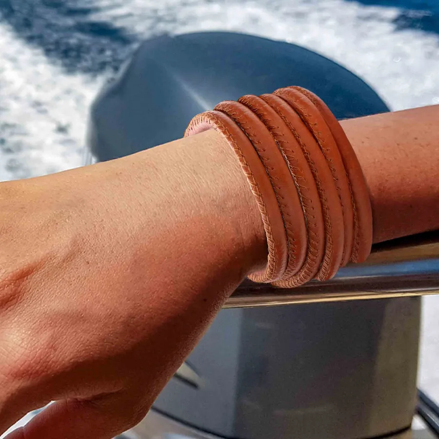 Faux Leather Cord Bracelet For Men Home Décor — wholesale Apparel & Accessories by the case