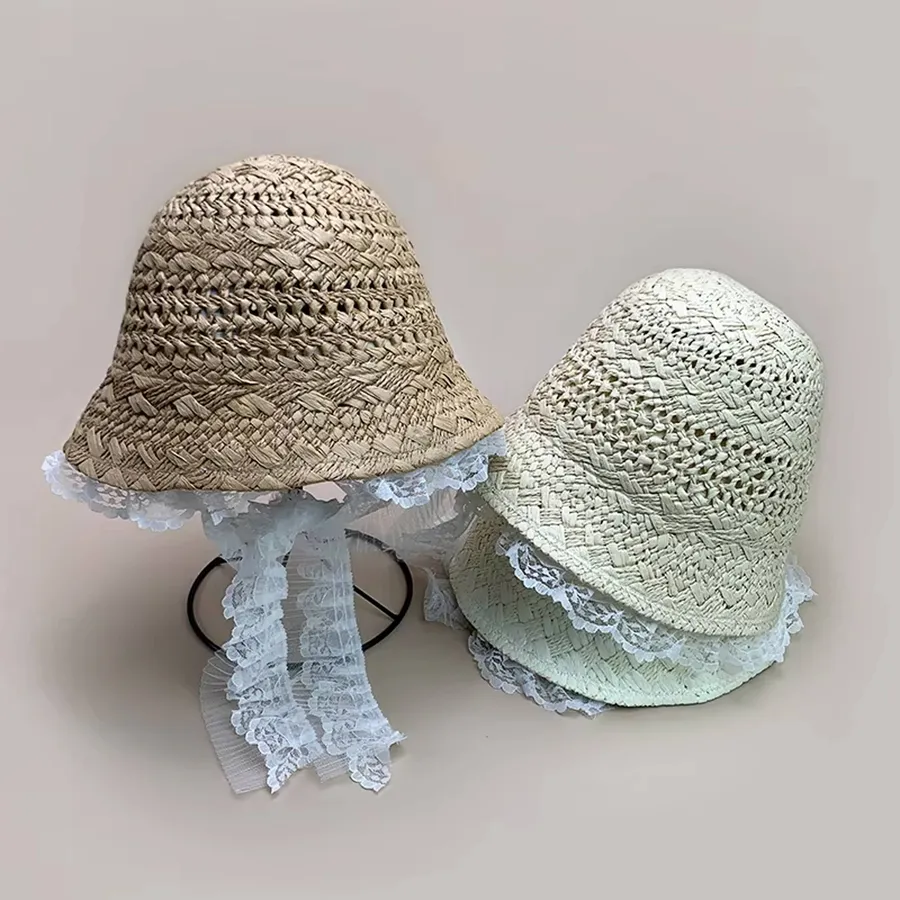 Breathable Outdoor Sweet Lace Bucket Hat - Assorted — wholesale Apparel & Accessories by the case