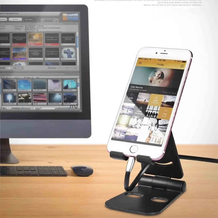 Compact Phone Stand Universal — Gullee Gadgets Travel Desk — wholesale Tech & Gadgets by the case