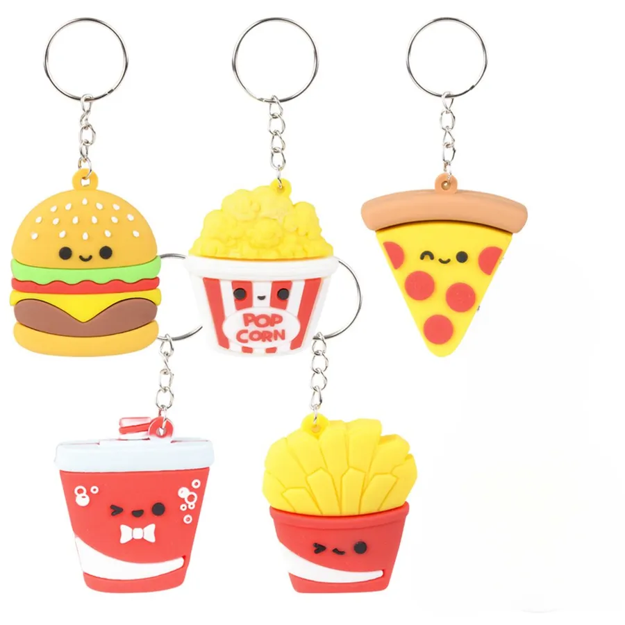 Fast Food Keychains Cute & Fun Accessories — wholesale Keychains & Charms by the case