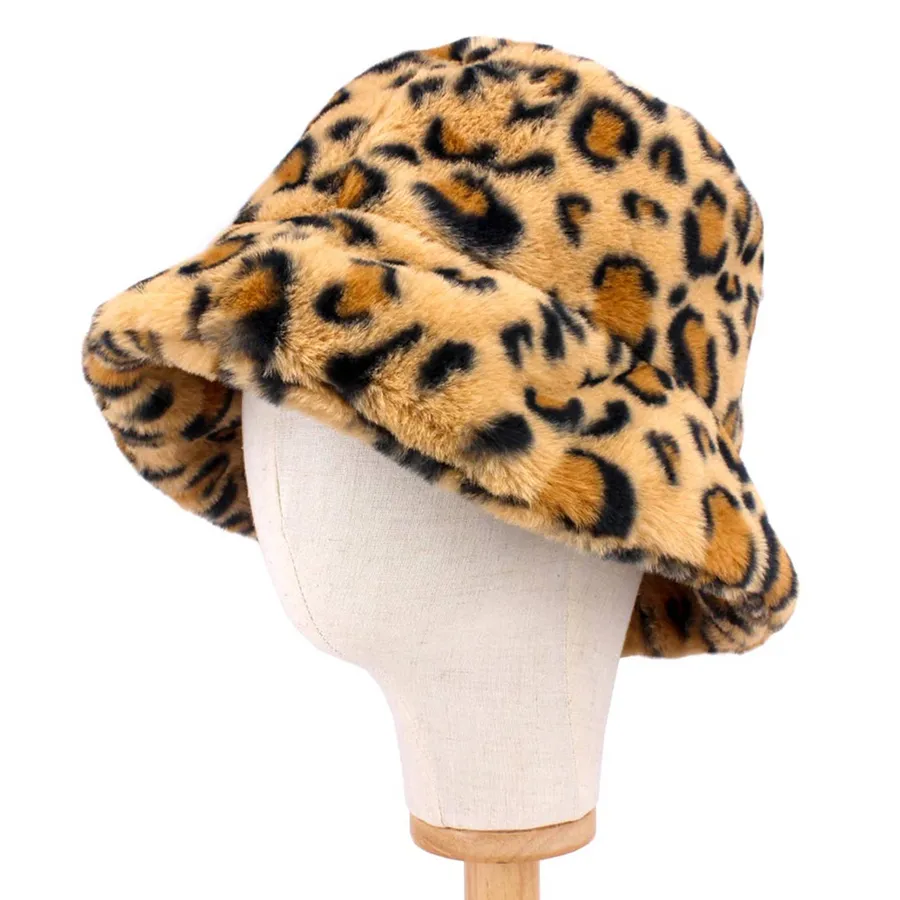 Faux Fur Bucket Hat For Women - Assorted — wholesale Apparel & Accessories by the case