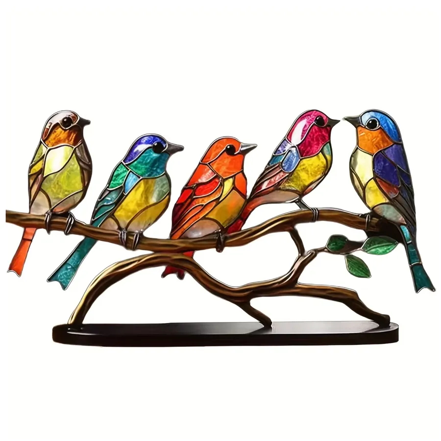 Birds Branch Desk Ornament For Home Decoration Halloween — wholesale Seasonal & Holiday by the case