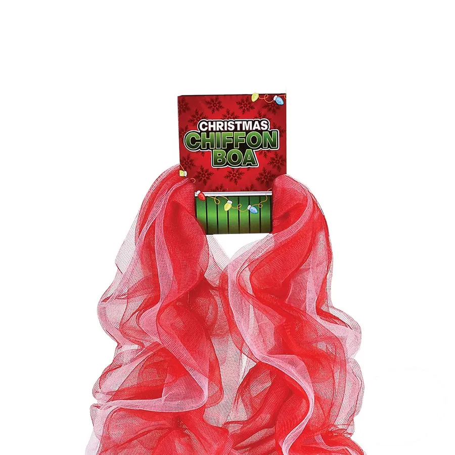 Red Chiffon Boa For Girls In Bulk — wholesale Apparel & Accessories by the case