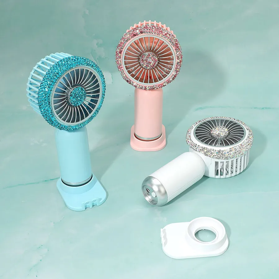 USB Charging Portable Handheld Fan - Assorted — wholesale Tech & Gadgets by the case
