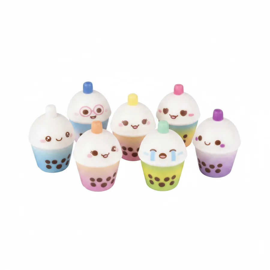 Miniature Bubble Tea Squishy Toy - 2-Inch Boba Sensory Fidget Stress Ball — wholesale Fidgets & Sensory by the case