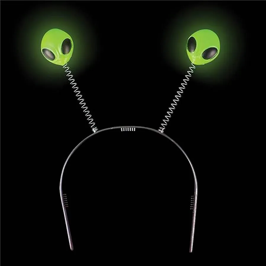 Holiday Décor Alien Glow in The Dark Headband Toys For Kids — wholesale Seasonal & Holiday by the case