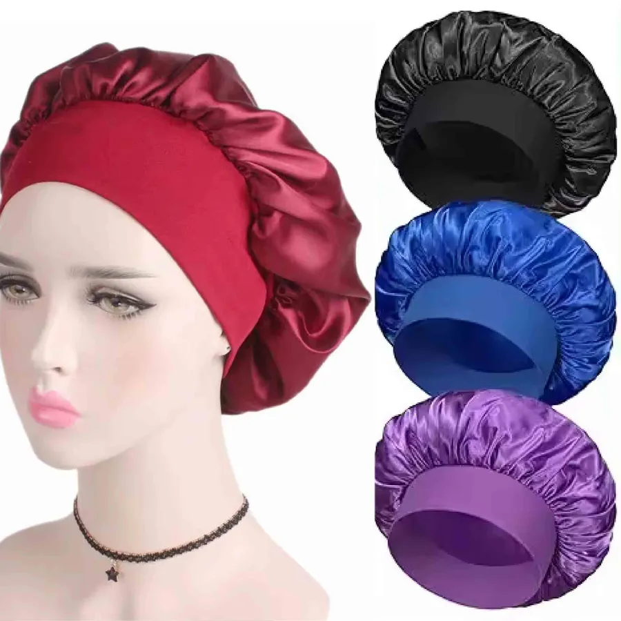 Silk Sleeping Bonnet Caps For Women's - Assorted — wholesale Apparel & Accessories by the case
