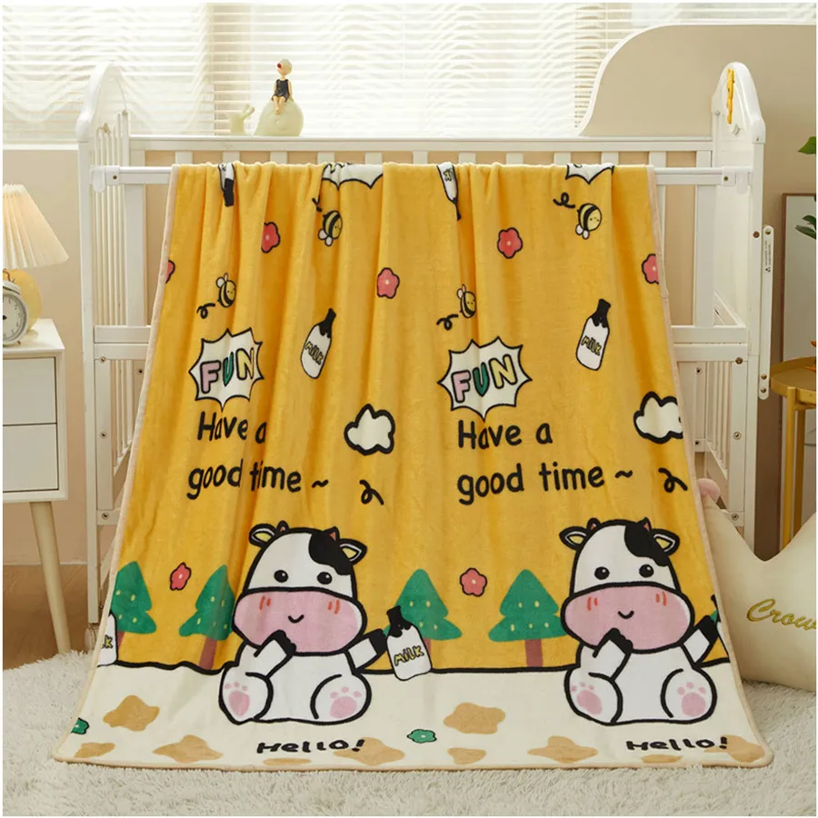 Cartoon Printed Children's Blanket - Assorted — wholesale Home & Décor by the case