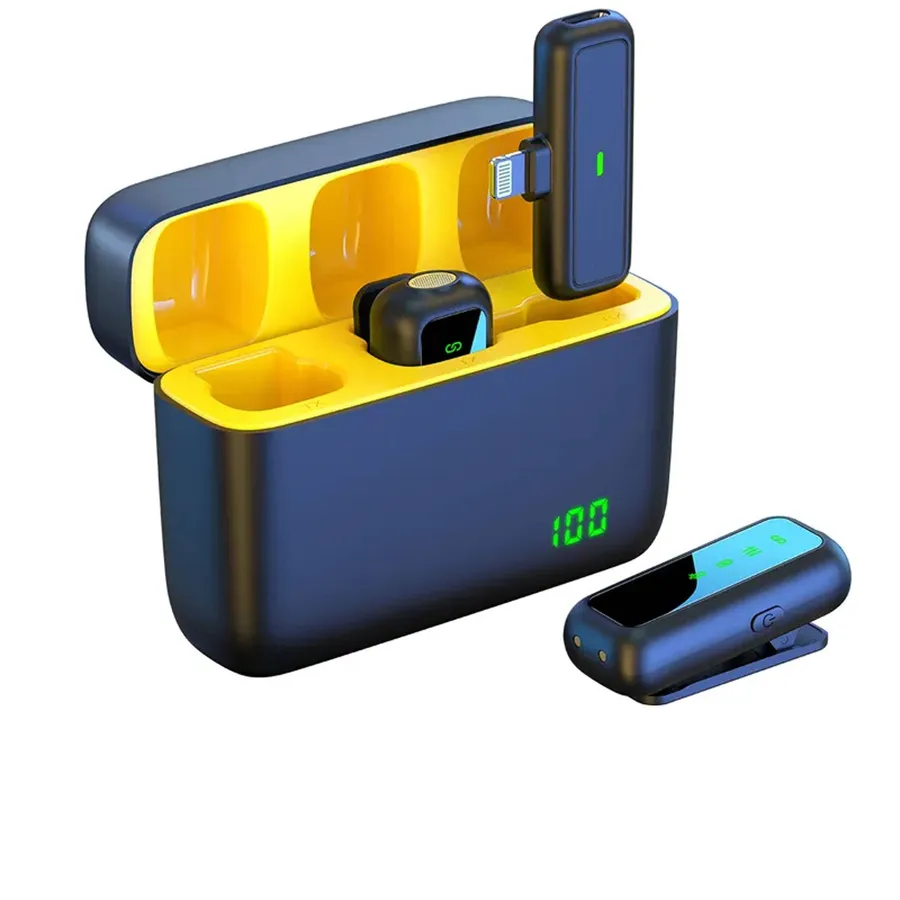 SX6 Digital Wireless Lapel Mic Set For Type-C & IPhones — wholesale Tech & Gadgets by the case