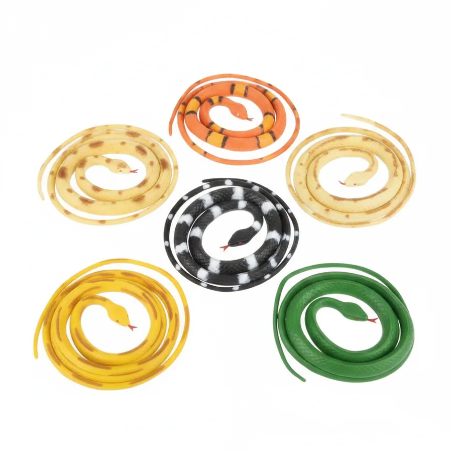 Large 36-Inch Vinyl Toy Snakes - Fun Novelty Toys for Kids Playtime & Party Favors — wholesale Party & Gifts by the case