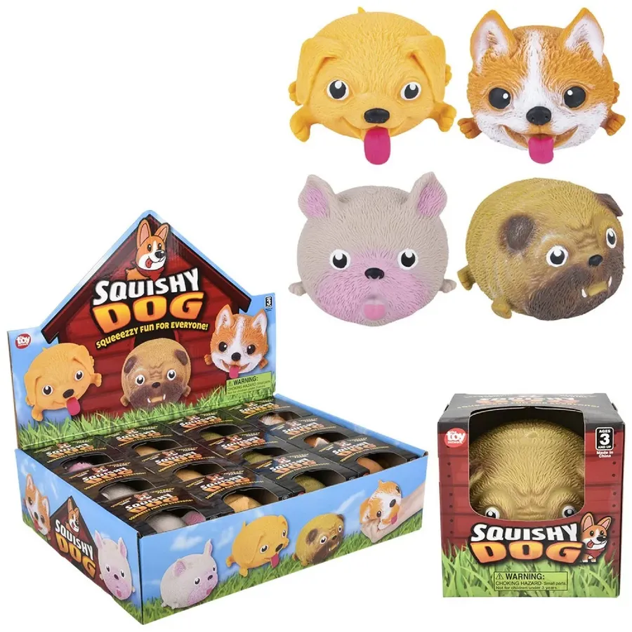 Puffer Dog Squeeze & Soft Fidget Kids Toys — wholesale Fidgets & Sensory by the case