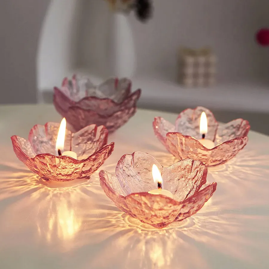 Flower Candle Holder For Ornaments — wholesale Home & Décor by the case