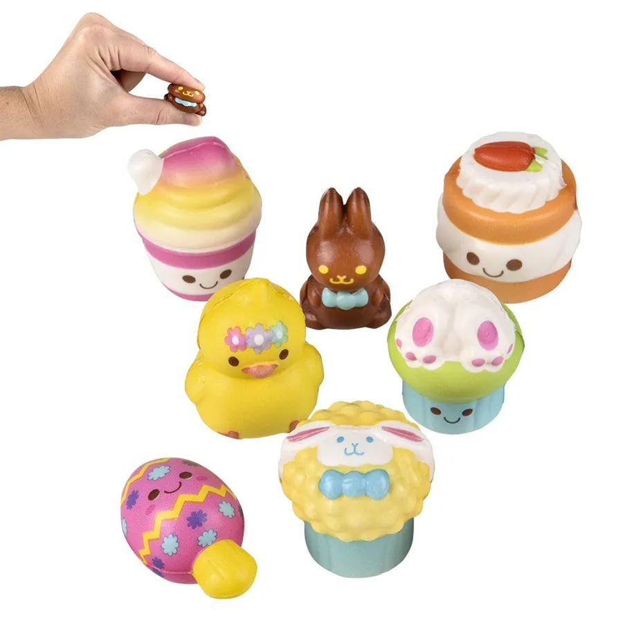 Micro Easter Treats Squishy Fidget Kids Toy- Assorted — wholesale Fidgets & Sensory by the case