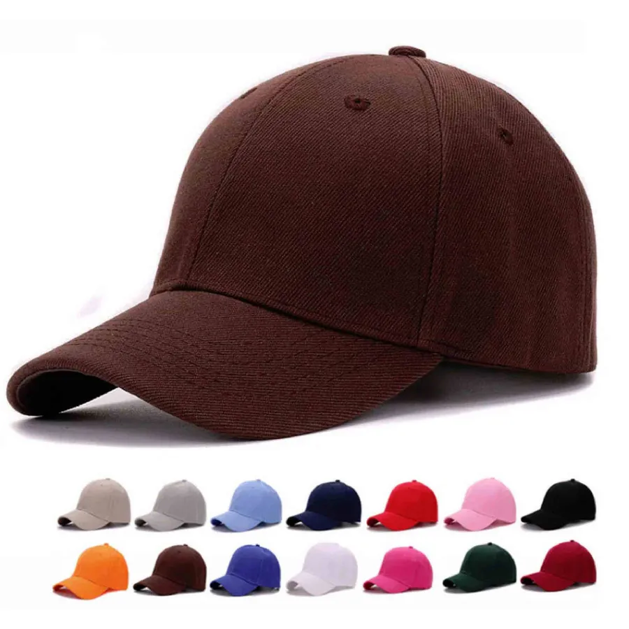Solid Pattern Men's Baseball Caps - Assorted — wholesale Apparel & Accessories by the case
