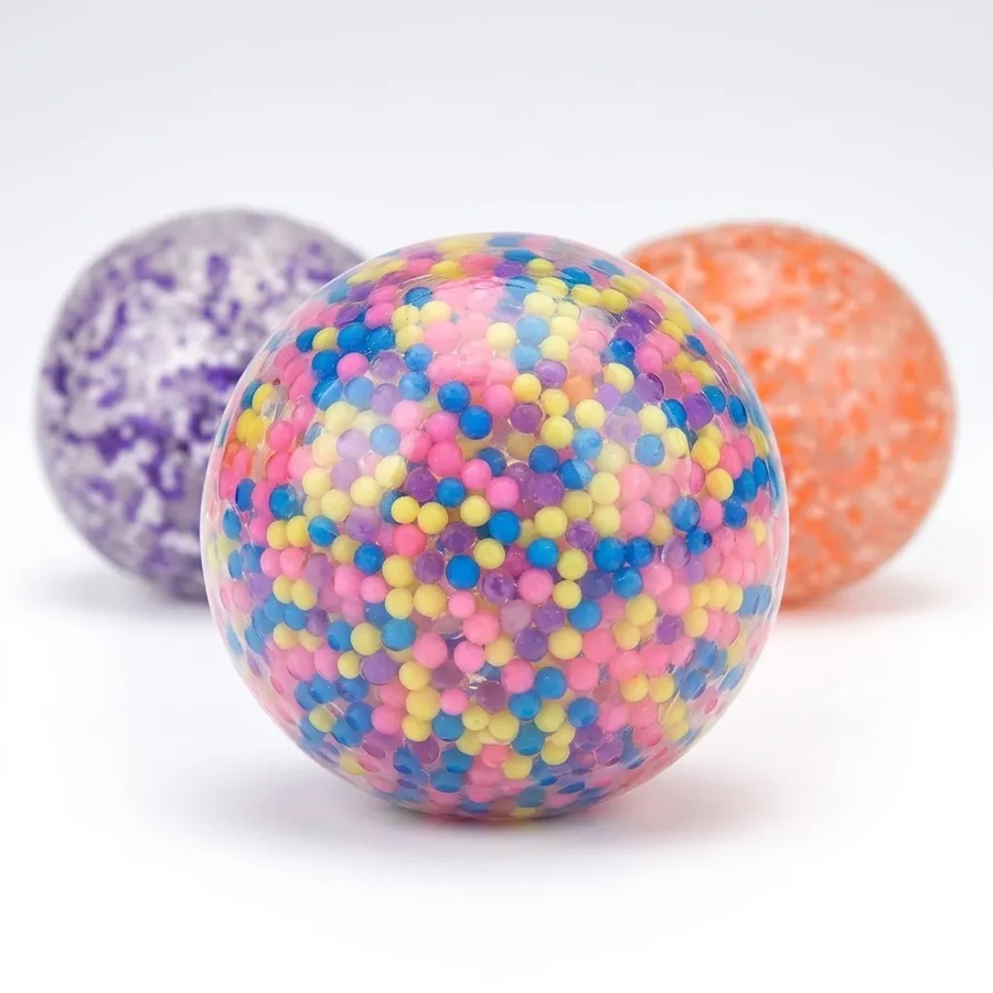 Beaded Squishy Fidget Ball – Stress Relief Sensory — wholesale Fidgets & Sensory by the case