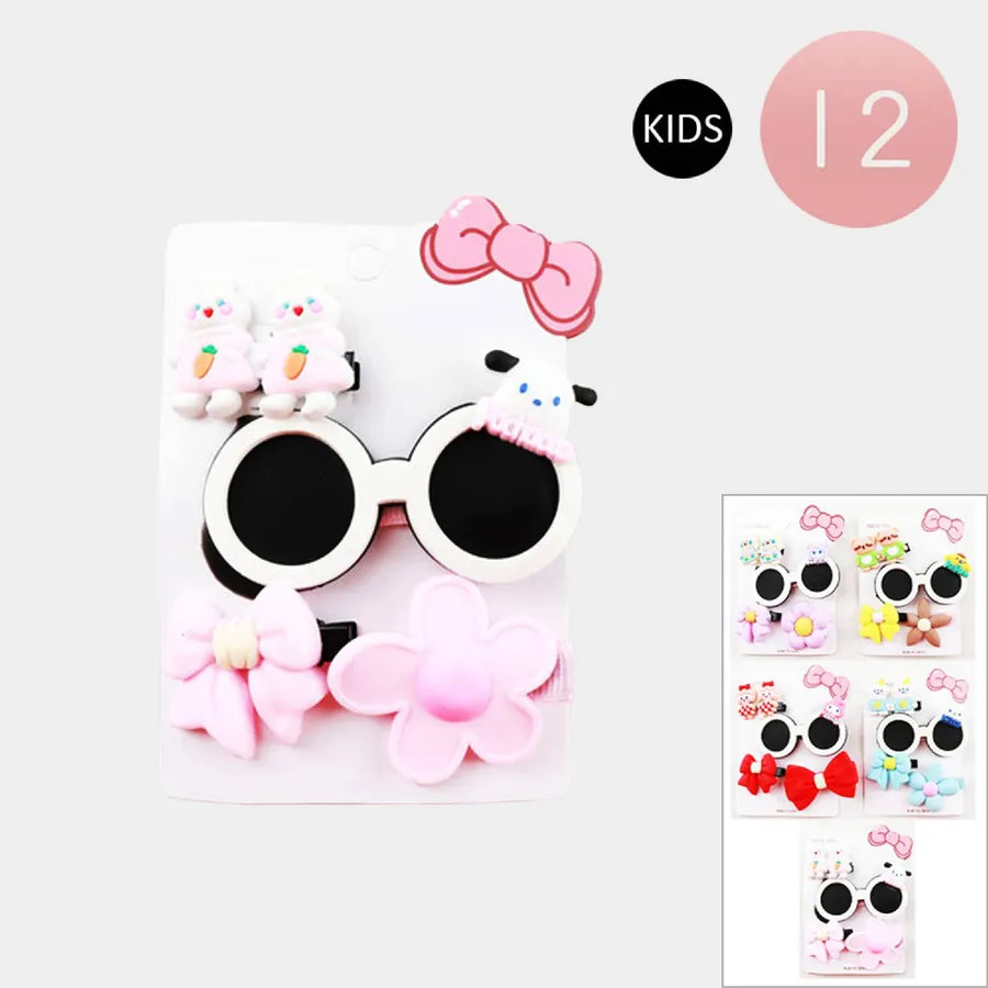 Flower Animal Pointed Hair Claw Pins Band — wholesale Apparel & Accessories by the case