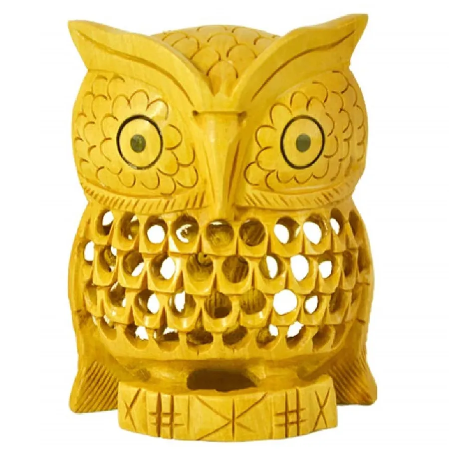 Handmade Wooden Owl for Home Decore — wholesale Home & Décor by the case