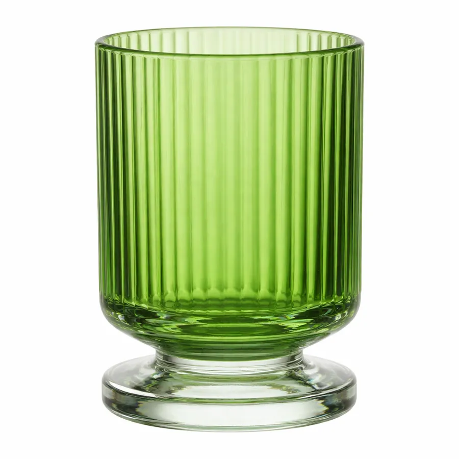 Vintage Jewel-Tone 11.5oz Glass Goblet - Set of 6 — wholesale Kitchen & Drinkware by the case