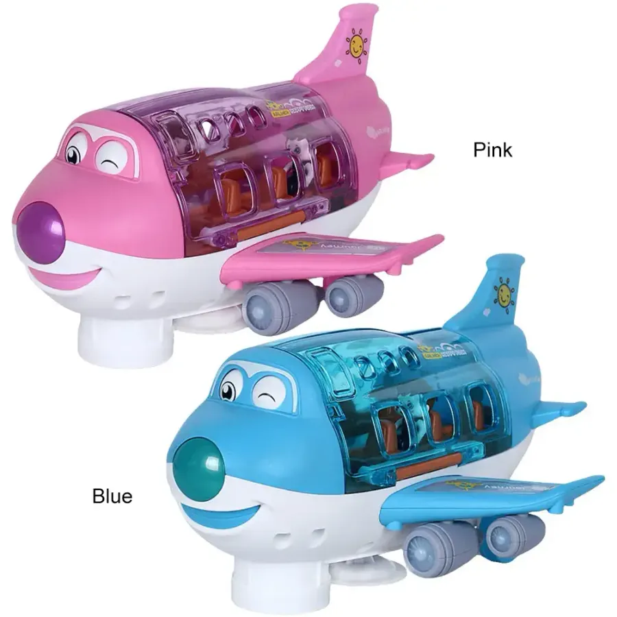 Electric Airplane Toy – Music LED Kids Plane Toy — wholesale Toys & Games by the case