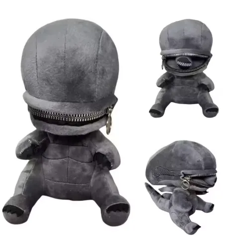 Human Xenomorph Hybrid Alien Romulus Plush Toy - Halloween — wholesale Plush & Squishies by the case