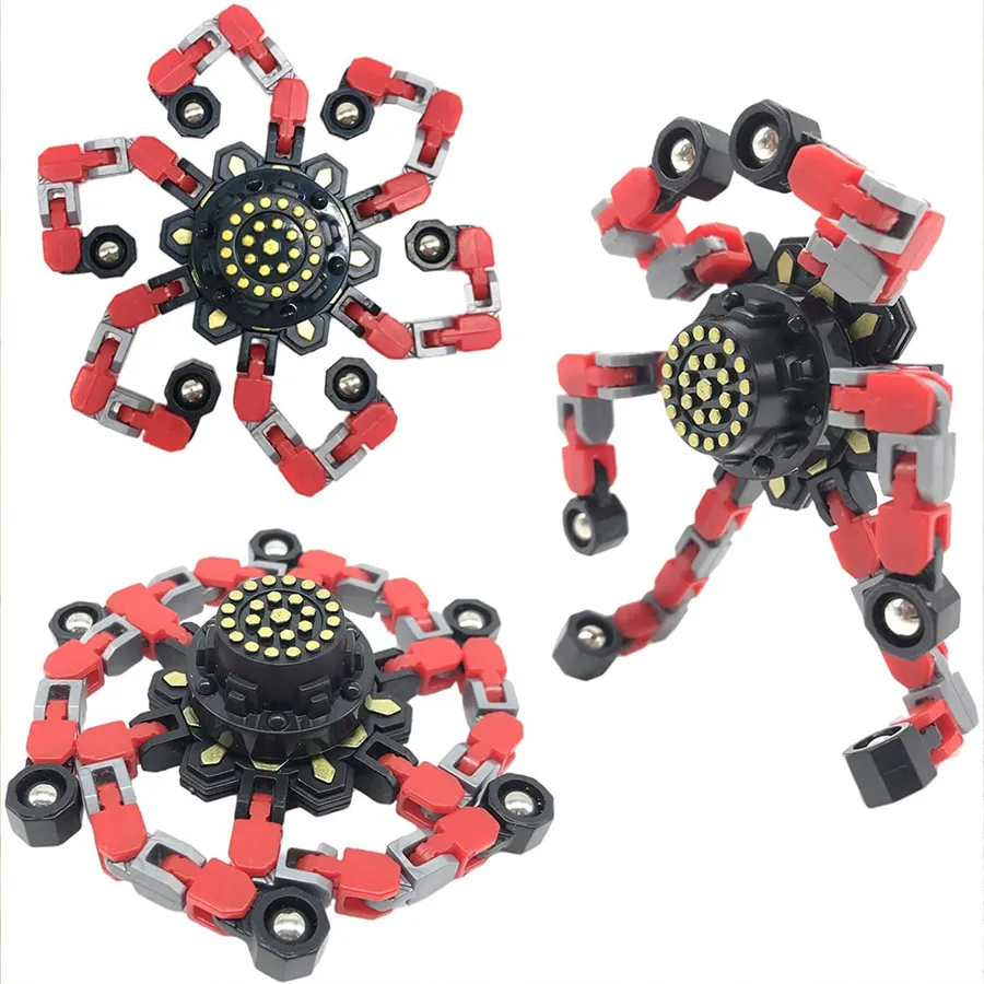 Fidget Toy Deformable Robot Fingertip Spinner - Sensory Toy for Kids — wholesale Fidgets & Sensory by the case