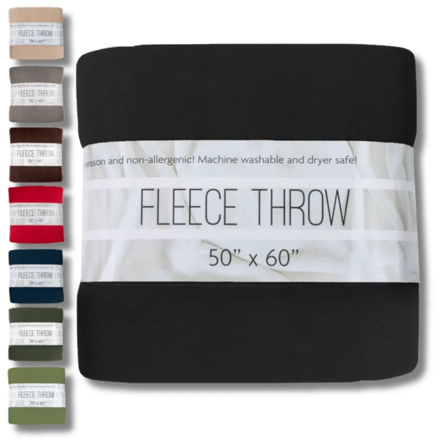 Winter Holiday Fleece Blankets (24 Blanket/1 Case) — wholesale Seasonal & Holiday by the case