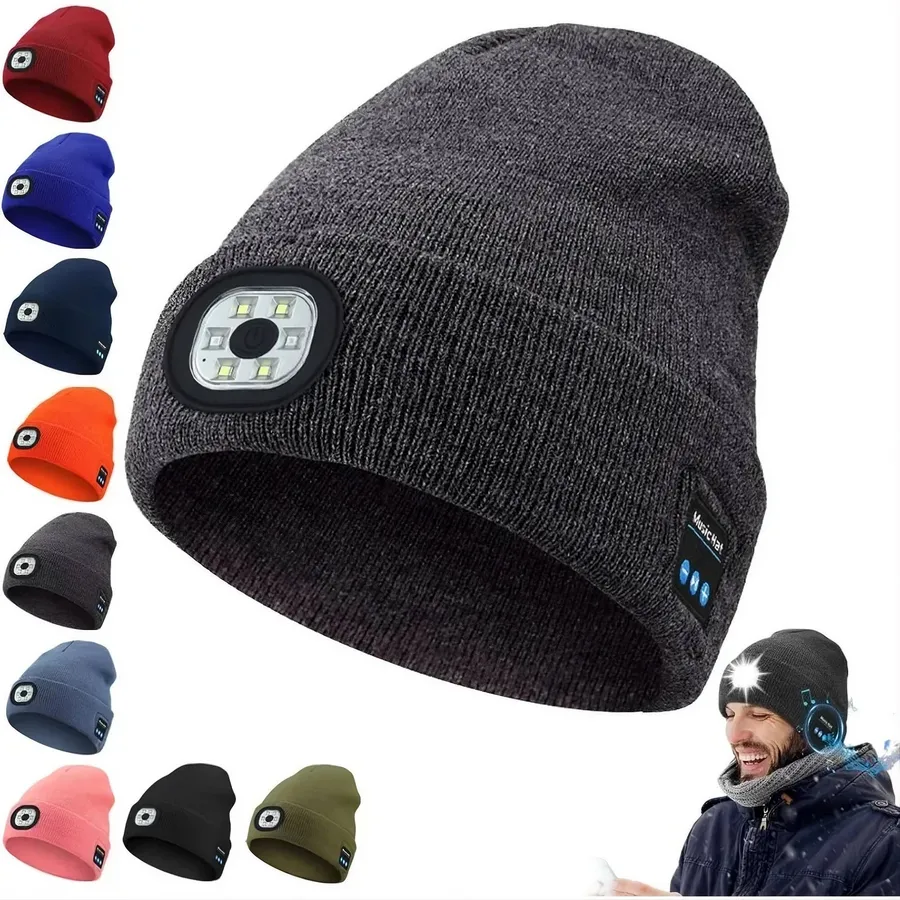 Wireless Bluetooth LED Beanie | Hands-Free Audio — wholesale Apparel & Accessories by the case