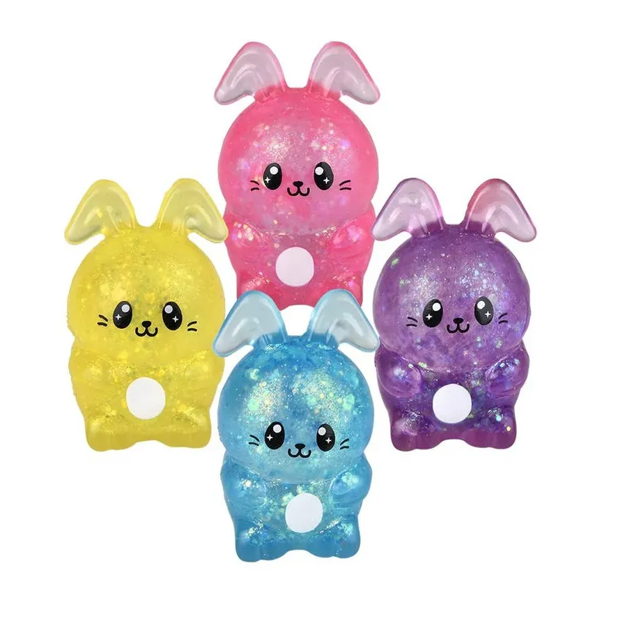 Easter Bunny Sticky Squeezy Fidget Kids Toy- Assorted — wholesale Fidgets & Sensory by the case