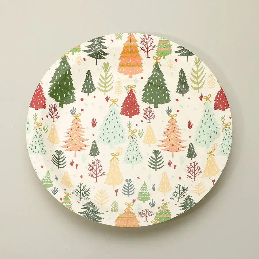 Christmas Themed Paper Plates - Assorted — wholesale Seasonal & Holiday by the case