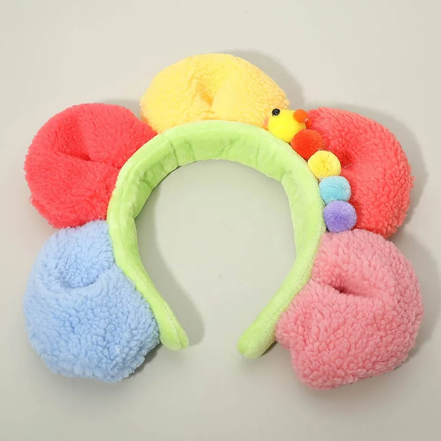 Plush Floral Caterpillar Themed Headband — wholesale Plush & Squishies by the case