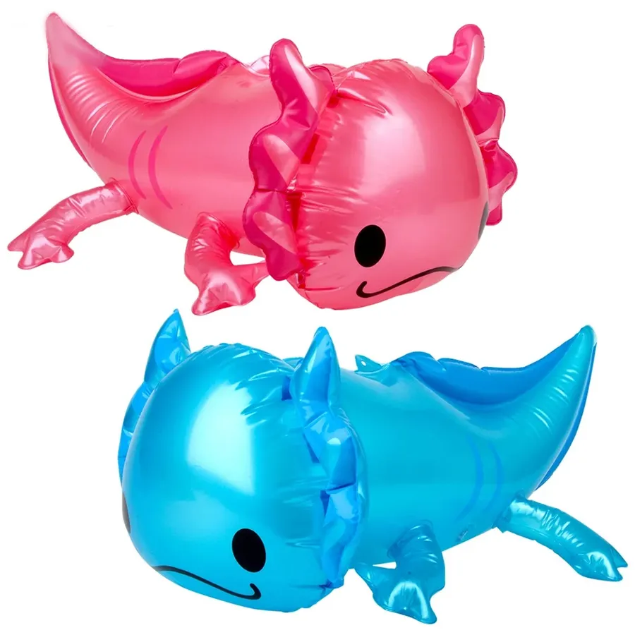 Inflatable Axolotl Laying Kids Toy - Assorted — wholesale Toys & Games by the case