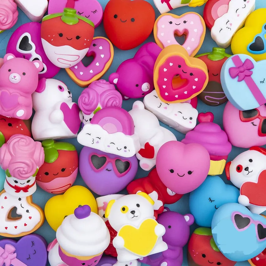 Rubber Character Duck- {50Pcs/Pack}- Assorted — wholesale Fidgets & Sensory by the case