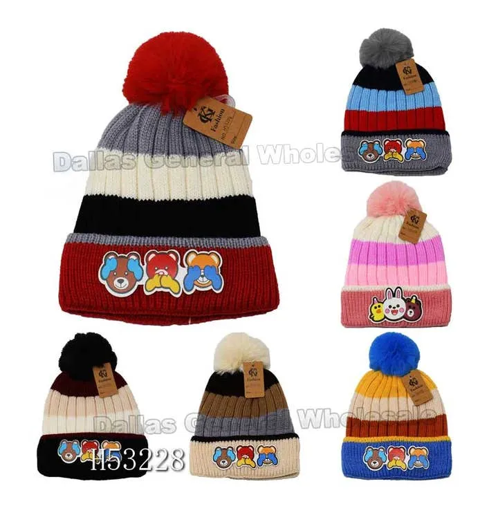 Kid's Fur Lining Winter Hat — wholesale Apparel & Accessories by the case