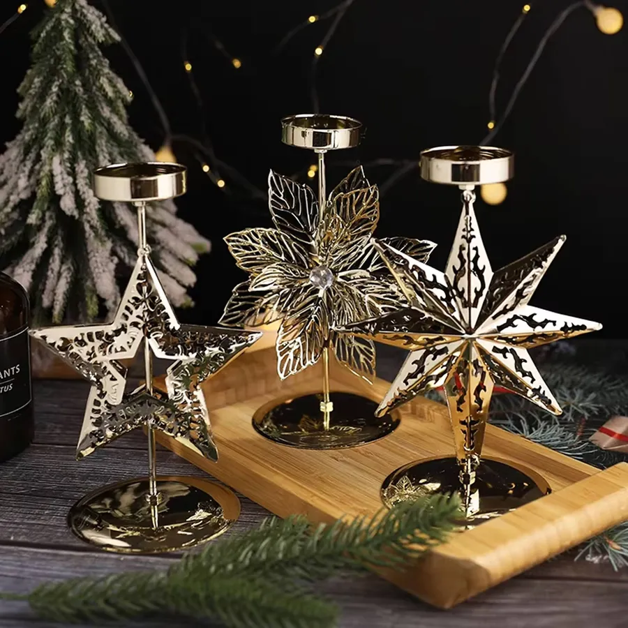 Iron Candlestick Candle Holder -Assorted — wholesale Home & Décor by the case