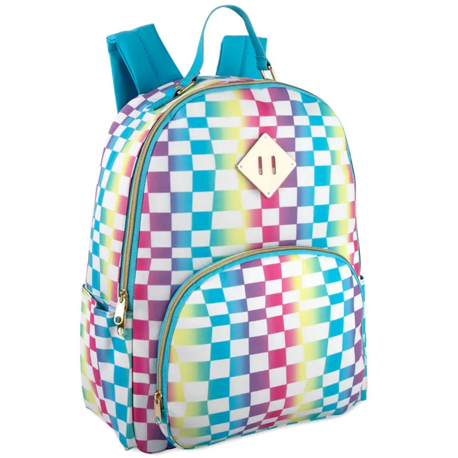 Large Capacity Checkered Patterned Back To School — wholesale Apparel & Accessories by the case