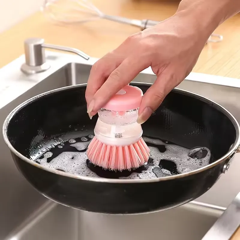 Soap Dispensing Scrub Brush for Kitchen - Assorted — wholesale Beauty & Personal Care by the case